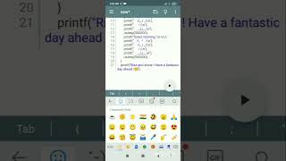 Animated Good morning code in C program using ASCII. #ccode #cprogram #coding #basicc #programming