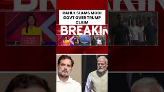 Rahul Gandhi Questions PM Modi On Trump's '5 Jets Shot Down' Claim | Operation Sindoor