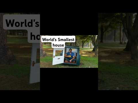 This Is the Smallest House in the World! 🏠😲 #inventiontech#minihouse #smallestthouse #smallest