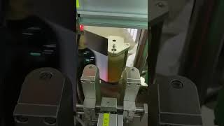 Glass round bottle two sides front and back side automatic labeling system for wine drink bottle