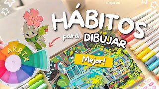 HABITS to improve your drawing FASTER✨ l Paint With Me with ARRTX 🎨