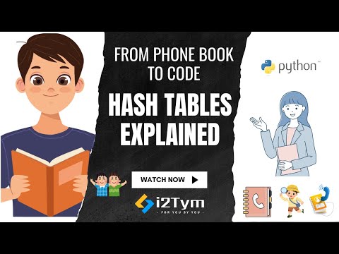 Learn Hash Tables with a Phone Book Example | Python Coding Basics