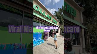 Buying ALL the Viral Makeup & Skincare Dupes at Dollar Tree! #shorts #makeup #dupes #makeupdupes