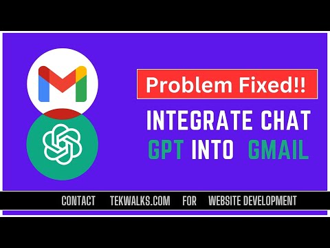 How to integrate chat GPT into your Gmail - Easily write Emails using ChatGPT