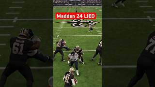 Madden 24 DID NOT fix blocking AI.. #madden #nextgen #nfl #madden24 #maddengameplay #shorts