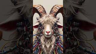 Hybrid Tech Goat #music #shorts #youtuber #marvel #ai #art #video #artist