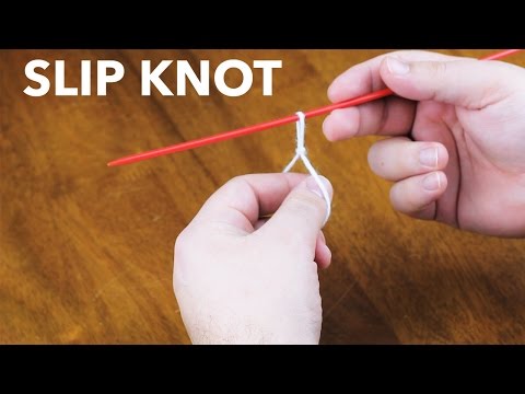 How to Knit - The Basics | Making a Slipknot | Quick Knit #1