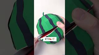 🍉BTS : How I made Watermelon#papercraft#3d