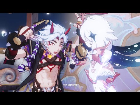 【原神】荒瀧一斗とパイモンがマジで歌うシーン【Genshin Impact】