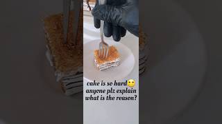 honey cake, my 1st attempt failed #shorts #cake #honeycake