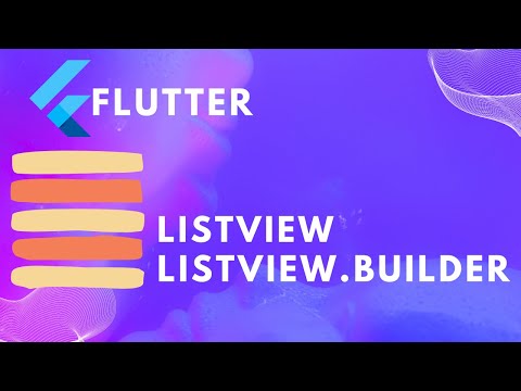 Listview & Builder in flutter | Flutter widgets