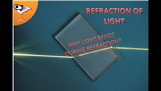 Refraction of Light : Why light bends in denser medium towards normal?