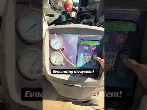 Evaporator replacement on an m2 freightliner