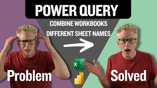 Power Query Trick: Combine Excel Files with DIFFERENT Sheet Names! 🔥