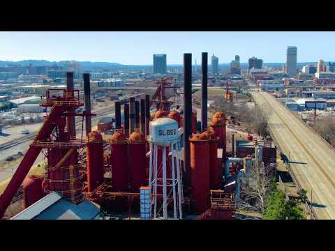 Alabama Drone Adventure | Sloss Furnace, Birmingham, Montgomery, National Memorial for Peace