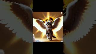 Cat wings 🪽 #meowpower #cat#cutecat #ytshorts#youtubeshorts#viral