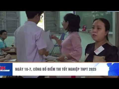Công bố phổ điểm thi tốt nghiệp THPT 2025