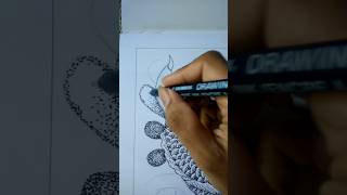 Gambar ikan pakai teknik pointilis #videoshort #art #jasalukis #videoviral #drawing #jasagambar