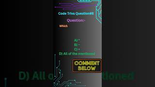 🧠 Code Trivia #8🔹 Brainy Bytes: Daily Code Trivia #coding #programming #codetrivia #learnpython