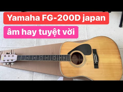 Đàn guitar Yamaha FG-200D japan âm rất hay. Giá: 2tr400k. guitar yamaha 0936057750