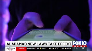 New laws taking effect in Alabama