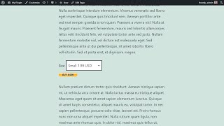 PayPal Variations in WordPress
