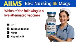 AIIMS BCS nursing mcqs 2025 | Top 55 nursing mcqs | AIIMS nursing mcqs | Nursing exam preparation