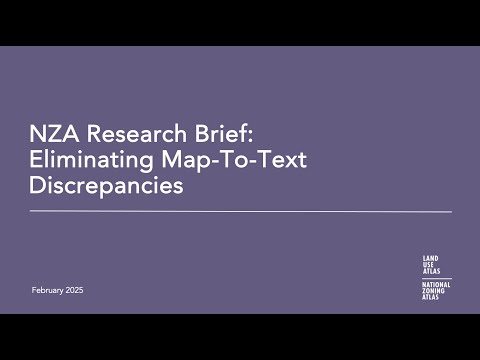 NZA Research Brief: Eliminating Map-to-Text Discrepancies