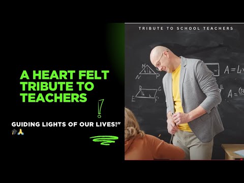 "शिक्षक-छात्र प्यार पर ये गीत सुनकर रो पड़ेंगे! 😭❤️ | Tribute To Teachers | Emotional School Song"