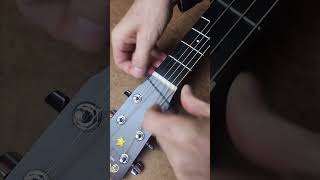 How to attach an acoustic guitar strap! only one peg? no problem.