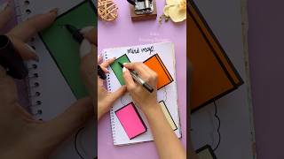 Mind Map | DIY Cover | Colorful Design #art #artideas #shorts #drawing  #mindmaps