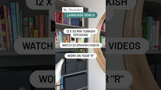 my December language goals #languagestudy #polyglot