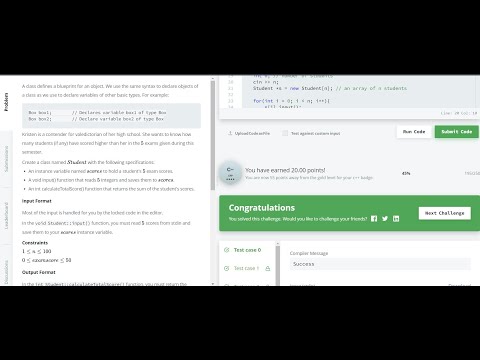 Classes And Objects Hacker Rank Solution || Hacker Rank Solution in c++