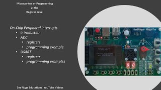 25 On Chip Peripheral Interrupts (ADC & USART)