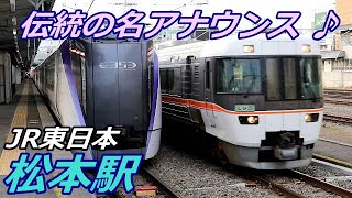 【JR篠ノ井線・大糸線】松本駅で見られた車両達／2019年6月　#KAZUの鉄道館