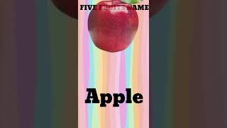 fruits name for kids | 5 fruits name in English | fruits name #fruitsnamesinenglish #shorts