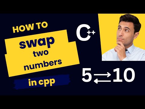 Swap Numbers Using a Temporary Variable in cpp C++