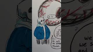 sans and Papyrus meet Prunsel #prunsel #papyrus #undertale #comic #horror #sans #undertaleau
