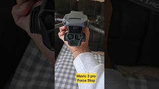 How to Force Stop Mavic 3 pro🫨 #drone #dji