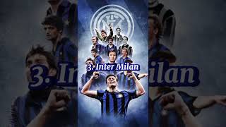 Top 5 best serie a clubs of all time #football #soccer #footballshorts #juventus #seriea