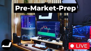 (Live) Pre-Market-Prep - Key Earnings This Week! What's Next? | SPY/QQQ/TSLA | Monday