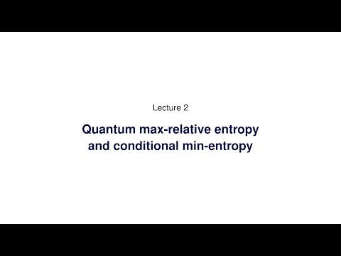 Advanced Topics in Quantum Information Theory: Lecture 2