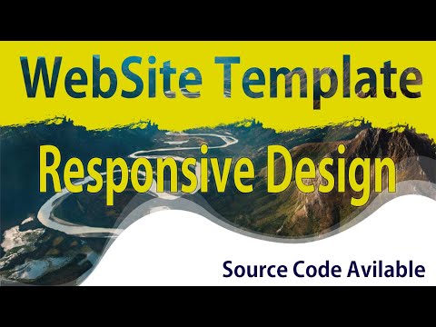 Complete Responsive Website Template Using HTML5 | CSS3 | JavaScript