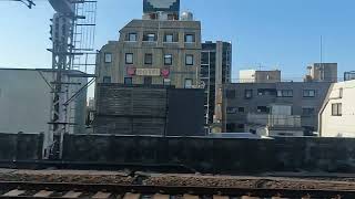 ＪＲ中央線　特急　あずさ71号　松本行　新宿～甲府　側面展望①（2025/4/5）