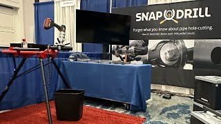 DOPEandTAPE GETS TO DEMO THE SNAP DRILL!! #afsa #snapdrill #firesprinkler #fireprotection #expo