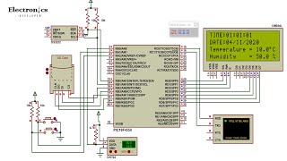 Temperature and Humidity data logger with PIC18F4550 and DHT22 sensor