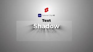Text-Shadow Animation With After effects - #Shorts
