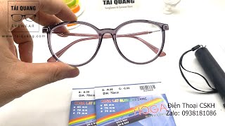091# Ráp tròng kính siêu mỏng 1.67 chống tia xanh uv và hạn chế bám hơi cho khách hàng