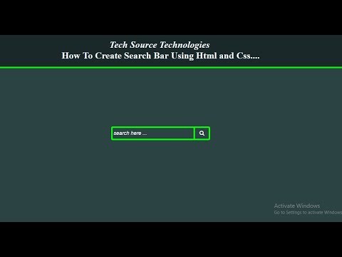 Transparent Search Bar In Html and Css | Search Bar | Search Bar With Transparent Background