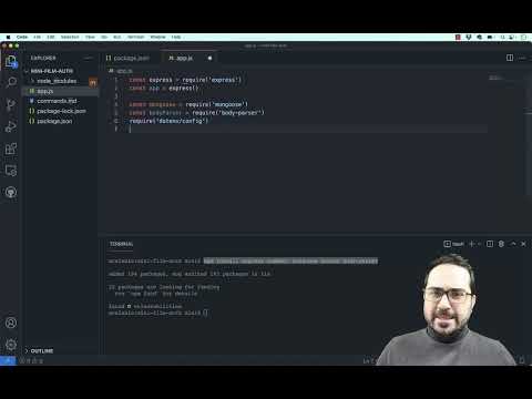 MiniFilm: REST validation and authentication (JWT) using express Node.js and MongoDB